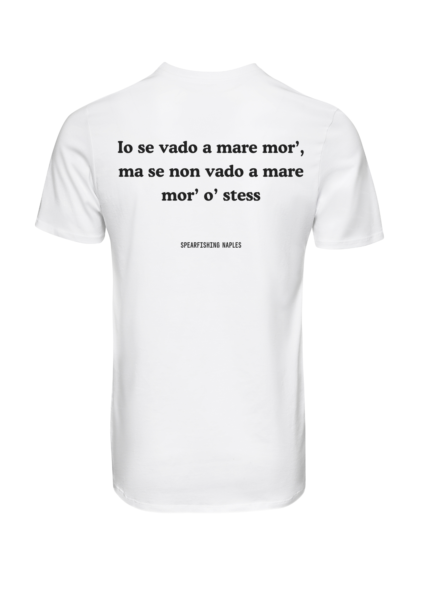 T-Shirt “Se vado a mare” Bianca